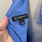 INC Blue Polka Dot Dress Long Sleeve Retro Size M Size M Photo 8
