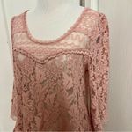 Free People Lily Lace Bell Sleeve Peplum A1 Photo 1