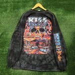 Kiss Landlocked in Vegas Heavy Metal Band Tie-Dye LS Shirt Size 3XL Photo 0