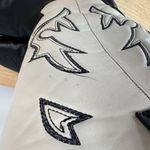 Black and Cream Western Boots Size 8 Photo 5