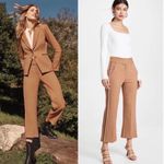 Veronica Beard Cormac Herringbone Tuxedo Flare Pants Trousers W1025 Sz 6 Photo 2