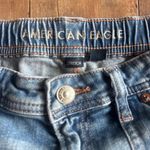 American Eagle  Easy Shortie Dreamy Drape Stretch Soft Denim Jean Shorts Size 6 Photo 6