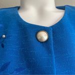 Vintage Pablo Collection Blue Blazer Jacket Petite 16 16P Photo 2