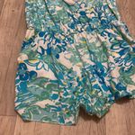 Lilly Pulitzer Lily Pulitzer blue floral romper small tassel Photo 1