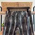 joe's jeans NWT  Mid-Rise Skinny Jet Black Snakeskin Print Ankle Jeans, 30 Photo 2