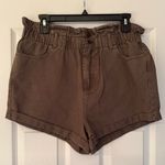 Black Orchid  Milla Paperbag Short High Waist Women’s Brown Shorts Size 26 Photo 1