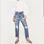 ZARA  mid-rise straight fit jeans Size 2 Photo 6