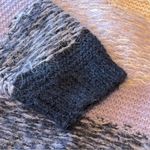 Club Monaco NEW  chunky mohair pullover sweater, lavender and navy, Oversized XS Photo 8