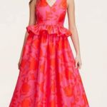 Kate Spade X Target pink red floral nwt ruffle detail dress Photo 0