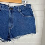 L.L.Bean Handmade Classic Denim Cutoff Shorts Size 14 Blue Photo 3