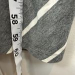 Tommy Bahama  Jersey Maxi‎ Dress Large Gray Stripe Side Slit Knit Casual Long Photo 5