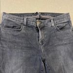J Brand Dark Wash Denim Jeans with Zipper Detail Photo 1