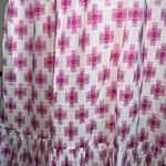 Hatley Aria Ruffle Cotton Blend Pink Midi Dress Size Medium Photo 4