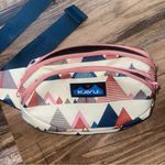 KAVU  Fanny Pack 2 Zipper Pockets Blue Strap Photo 1