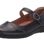 Taos Women’s Size 7.5 Navy Leather Uncommon Mary Jane‎ Ballet Flat Comfortable Blue Photo 10