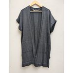 Athleta  Harmony Wrap Open Front Sweater Cardigan Dark Grey Size Small Photo 1