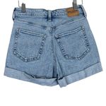 Hollister Curvy Ultra High Rise 3" Shorts Womens 27 Light Wash Distressed Tomboy Photo 3
