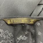 ZARA  Guipure Navy Blue Lace Combined Pleated Back Mini Dress Size XS Photo 7