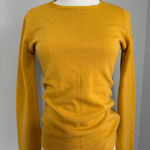 Atmosphere  women’s mustard crewneck acrylic sweater size small Photo 0