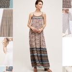 Anthropologie Floreat Anja Maxi Dress with‎ Spaghetti Straps size Small NWT Blue Photo 4