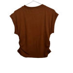 Cider NWT  Brown Ribbed Knit Crop Top Size XL Photo 1