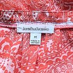 John Paul Richard Orange Paisley Batwing Bohemian Blouse Top ~ Women's MEDIUM Photo 6