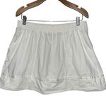 Wimbledon Vintage Womens Size L White Embroidered Logo Cotton Blend Tennis Skirt Size L Photo 0