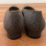 Salvatore Ferragamo Vintage  Taupe Diamond Print Suede Low Heel Pumps Size 6 AAAA Photo 4