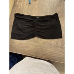 Naked Wardrobe double layered sculpted ruched off the shoulder crop top in black Photo 5