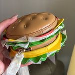 Authentic Kate spade Leather Burger zip around embellished Crossbody Brown Photo 1