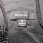 R & M Richards VTG y2k Black Sequin Babydoll Top USA Made Party Womens 10 Elegant Photo 2