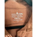 Neon Buddha Brown Ruffle Trim Novelty Media Metal Buttons A Line Tunic Top M Size M Photo 4