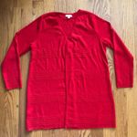 Charter Club Cardigan Red Cherry Open Front Long Sleeve Sweater Women’s Size XXL Photo 2