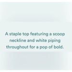 ANDIE  Swim The Bells Bikini Top Varsity Green White Size Medium NEW with tags! Photo 3