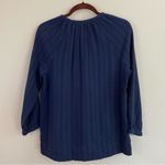 Marine layer  Tie Neck Long Sleeves Peasant Top Size Small Photo 7