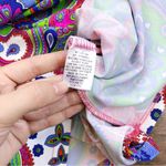 Jude Connally • Mary Pat Dress sleeveless mini sheath paisley bright pink green Size XS Photo 6