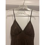 Siren Lily Juniors Size Large Brown Empire Waist Sleeveless Dress Y2K Party Hoco Photo 1