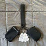 Lululemon Dual Pouch Wristlet Black New With Tags Photo 0