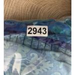 R&K Originals Dress Women 10 Blue Geometric Stripe Midi Dress Vacation Colorful Photo 7