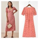 Reformation Luciana Dress Rosato Floral CottageCore Midi Corset Dress Size 0 Photo 1