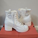 Converse Chuck 70 De Luxe Heel Hi A10335C Vintage White Womens Sz 10 Festival Photo 7