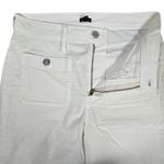 J.Crew J.‎ Crew Wide-leg velvet Sailor trouser in Ivory 28 NWT Photo 2