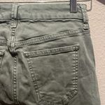 joe's jeans Joe’s Jeans Women’s Khaki Green Raw Hem Jeans Size 27 Photo 7