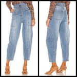 Ulla Johnson ππ Otto Jean Mid Wash Tie Front Button Fly High Rise 4 NWT Photo 1