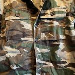 J.Crew camo utility shacket xs camouflage button down shirt jacket 100% cotton Photo 3