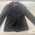 Guess  Black Wool Peacoat - Size Small Photo 3