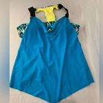 Women’s Plus size Two Piece Bathing Suit Blue Photo 5