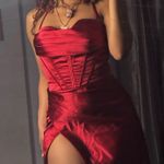 Wine red dress Size XS Photo 0