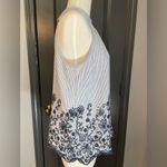 Fishermancore Preppy Navy Nautical Stripe Halter Top Blue Size M Photo 1