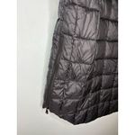 Bernardo  Long Quilted Hooded Zip Vest Women's Plus Size 2X Black Warn NWOT Photo 3